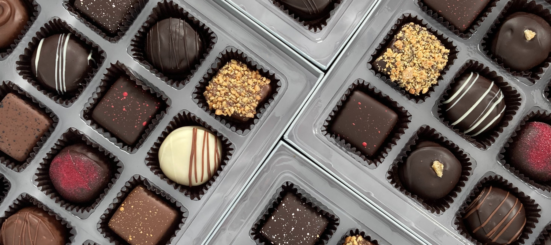 Dilettante Mocha Cafés Hand Dipped Truffles in Boxes