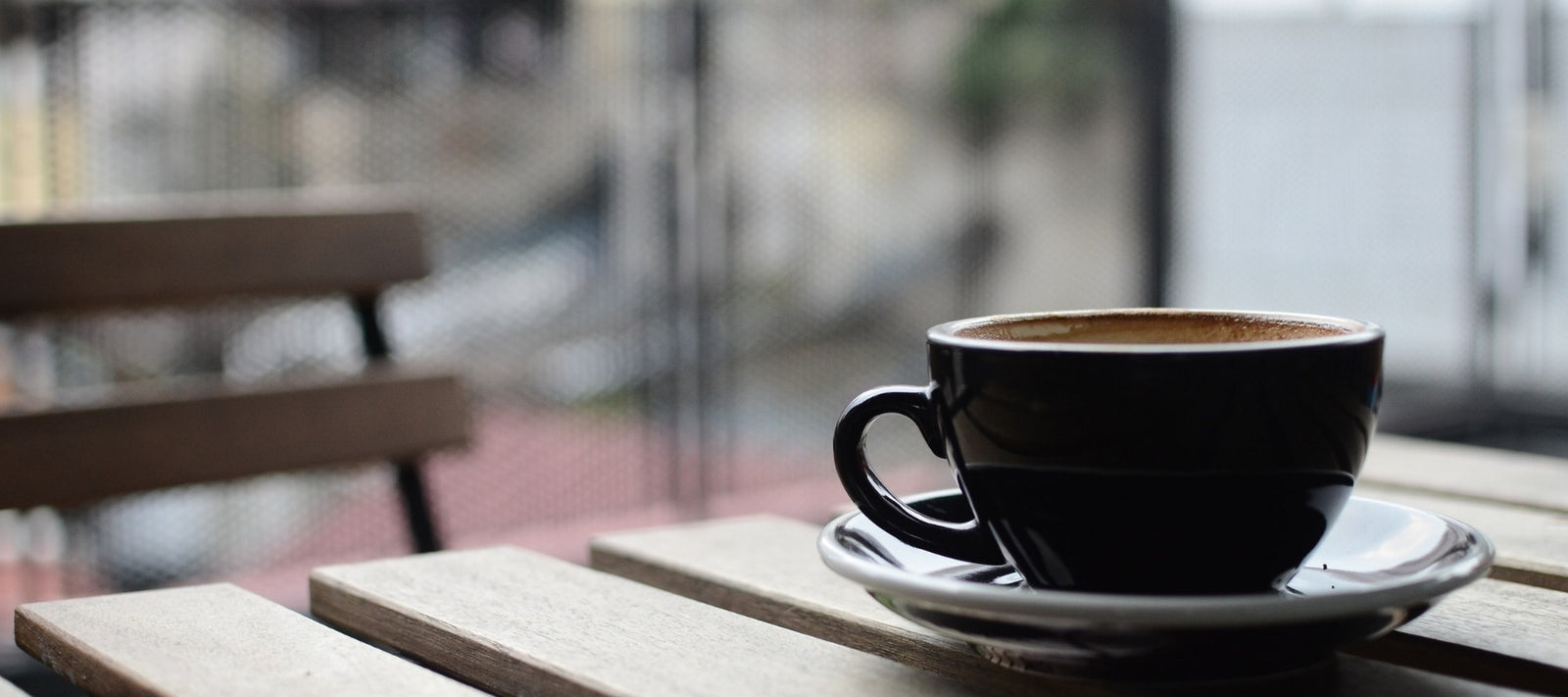 Coffee Sitting Outside On a Table