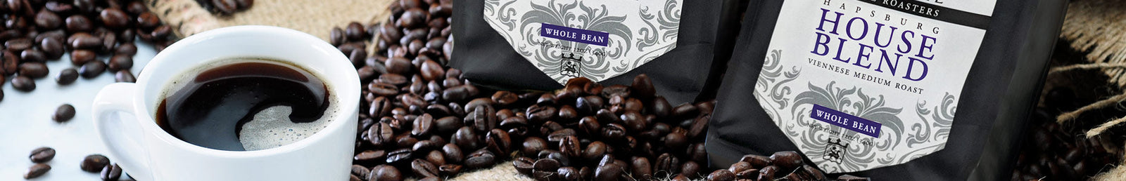 Enjoy fresh roasted coffee beans from Dilettante Mocha Café - Our Hapsburg Blend is the same used in our cafés around Seattle.