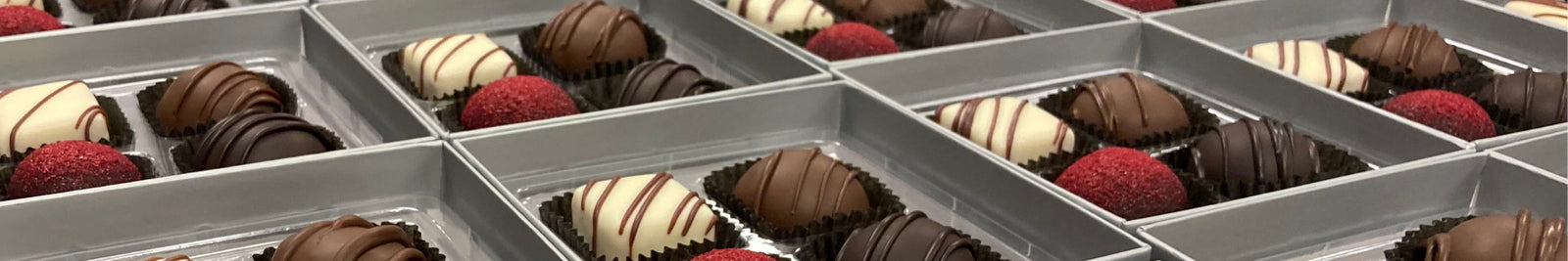 Dilettante Chocolates 4-Piece Truffle Box Header