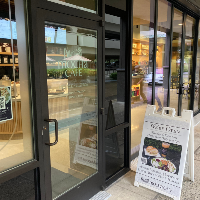 Dilettante Plaza Center Mocha Café exterior