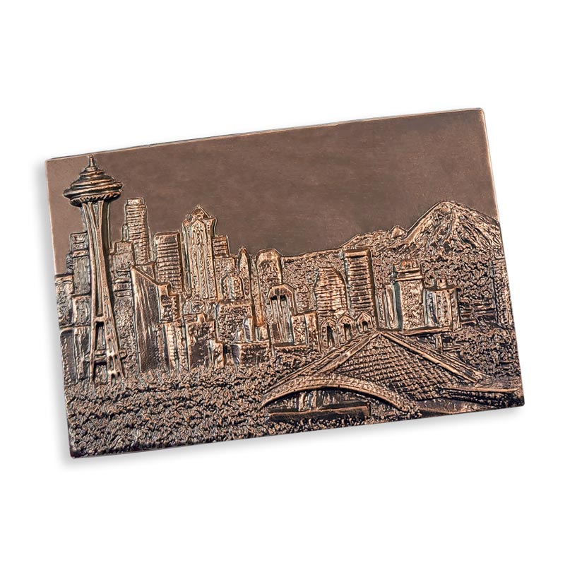Seattle Skyline: Milk Chocolate Mold