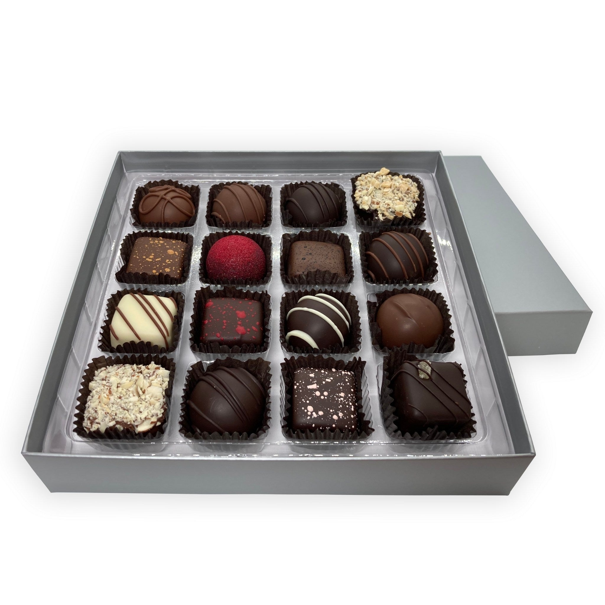 Chokolate Box 16-Piece Premier Chocolate Collection - Dilettante Mocha Café