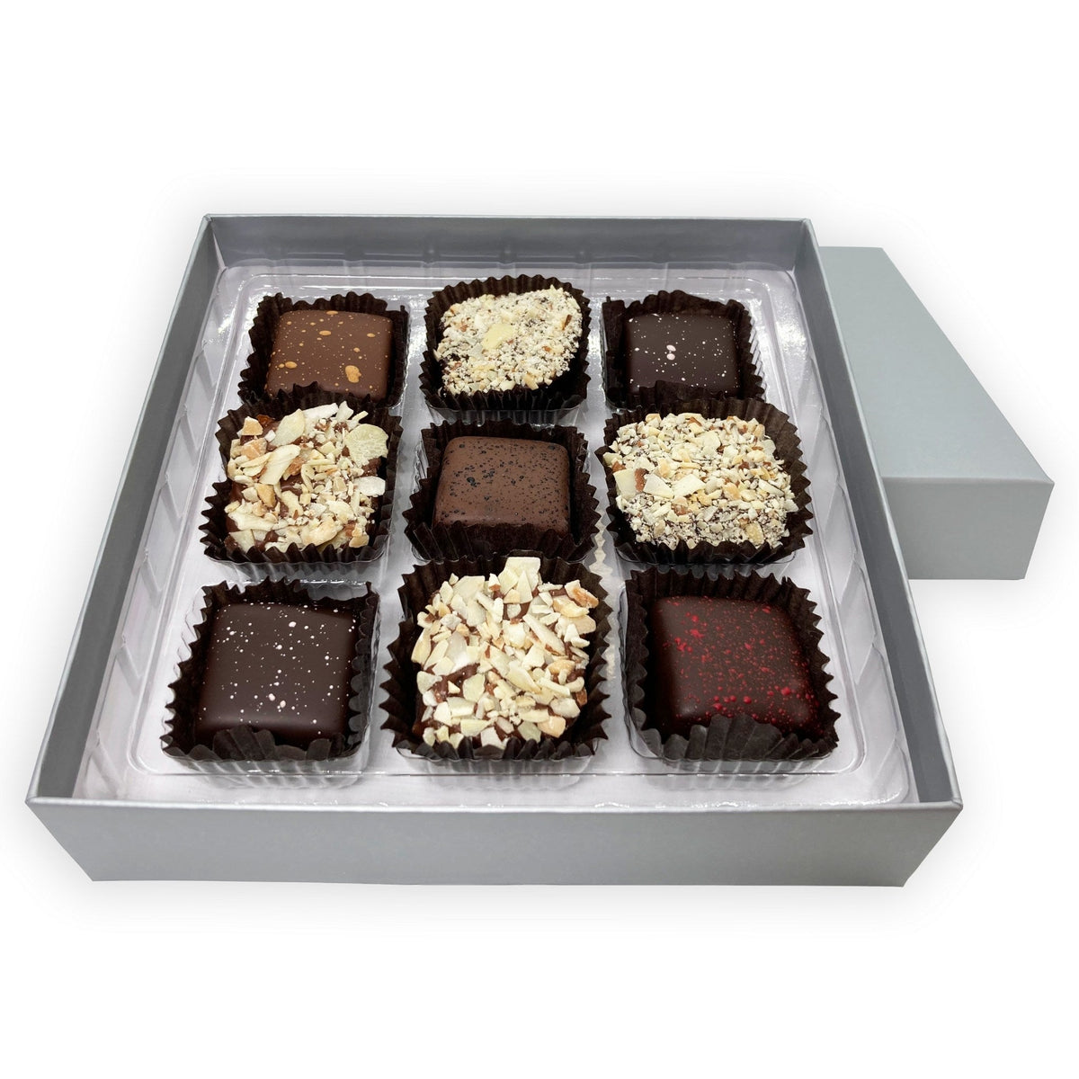 Dilettante Chocolates Caramel Toffee Collection Featuring Salted Caramels and Rheingold Butter Toffee