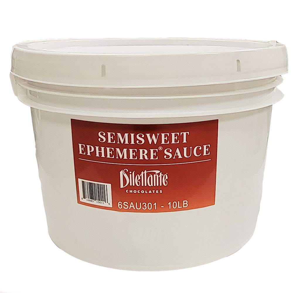 Semisweet Ephemere® Sauce - 10lb pail - Dilettante Mocha Café