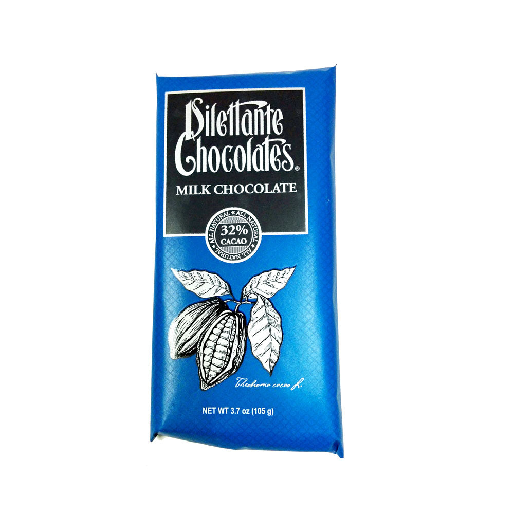 Milk Chocolate Bar; made from couverture grade chocolate.